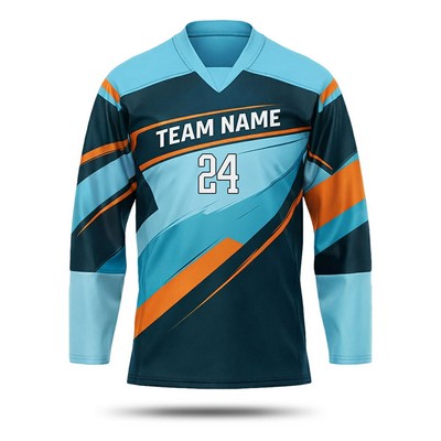 Men's Birdseye Mesh Sublimated Ice Hockey Jersey 160GSM