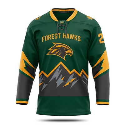 Men's Ice Hockey Jersey With Lace Collar 270GSM